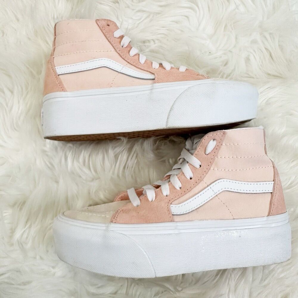 Vans Womens‎ Sk8-hi Colorblock Tapered Sneakers Womens Size 5.5 Platform Pastel